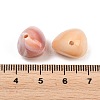 Two Tone Opaque Acrylic Imitation Gemstone Beads OACR-T033-04-3