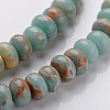 Synthetic Aqua Terra Jasper Beads Strands G-F224-02-8x5mm-1