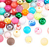80Pcs 8 Styles Mixed Styles Acrylic Beads OACR-TA0005-11-3