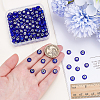 150Pcs Handmade Evil Eye Lampwork Beads LAMP-ME0001-17-3