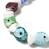 Handmade Lampwork Beads Strands LAMP-G154-07-4