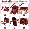 Gold Stamping Graduation Cap Paper Gift Bags CARB-FZC0001-01B-3
