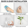 8Pcs Acrylic Hydroponic Vases DJEW-WH0643-107-5