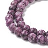 Natural Larvikite Beads Strands X-G-E443-A16-4