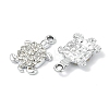 Animal Theme UV Plating Alloy Crystal Rhinestone Pendants ALRI-T012-07E-P-2