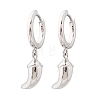 Chili Brass Hoop Earrings EJEW-Q015-17P-4