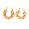 Brass Hoop Earring for Women EJEW-L288-002G-2