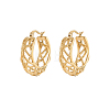 Elegant Fashion Hollow Out Round Zircon Stud Earrings for Women XR2285-1-1