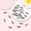 SHEGRACE Brass Slide On End Clasp Tubes XGRQ1R195-356P-4