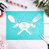 Self-Adhesive Silk Screen Printing Stencil DIY-WH0173-028-5