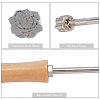 Stainless Steel Branding Iron Stamps AJEW-WH0158-012-4