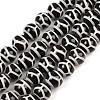 Tibetan Style dZi Beads Strands G-G328-A04-10mm-2