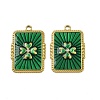 304 Stainless Steel Enamel Pendants STAS-L302-15G-1