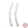 925 Sterling Silver Tube Beads STER-Z004-04D-1