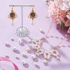 160Pcs 3 Styles Glass Pearl Teardrop Beads HY-NB0001-06B-4