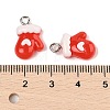 Christmas Theme Opaque Resin Pendants RESI-S08-02A-3