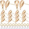 30Pcs Brass Stud Earring Findings DIY-CN0002-50-1