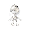 Halloween Tibetan Style Alloy Big Pendants FIND-C029-01B-AS-2