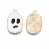 Alloy Enamel Pendants ENAM-S130-21-4