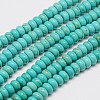 Synthetic Turquoise Beads Strands TURQ-G109-4x2mm-06-1