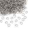 Tarnish Resistant 304 Stainless Steel Open Jump Rings STAS-N015-03-6x.0.8mm-1