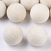 Natural Wooden Round Ball LS-WOOD-T014-40mm-1