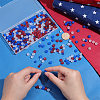 360Pcs 6 Styles Baking Paint Transparent Glass Beads Strands GLAA-PH0004-61-3