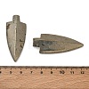 Arrowhead Natural Pyrite Pendants G-I125-44-3