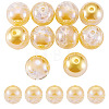 10Pcs Resin Beads PACR-TA0001-33F-1