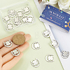 20Pcs 201 Stainless Steel Pendants STAS-SC0009-18-3