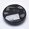 Natural Black Agate Beads G-P384-L-2