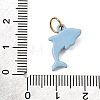 Printed 304 Stainless Steel Charms SA-CBA59B8-04C-G-3