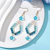 Glass Dangle Earrings EJEW-JE06868-02-1