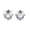 Non-Tarnish 304 Stainless Steel Bead Caps STAS-S057-51B-P-2