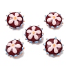 Baking Paint Glass Enamel Beads LAMP-S080-03D-2