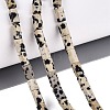 Natural Dalmatian Jasper Beads Strands GG-N002-01A-07-1