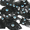 DIY Evil Eye Earring Making Kit DIY-TA0005-07-12