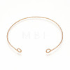 Brass Open Cuff Bangle Making KK-N258-01G-1