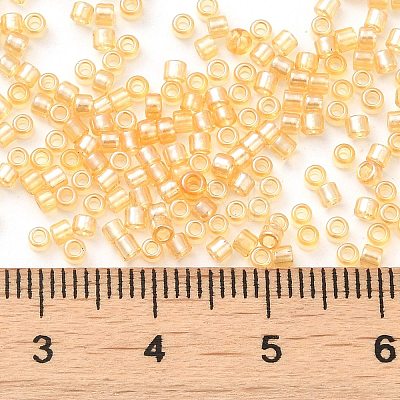 Transparent Colours Luster Glass Seed Beads X-SEED-S042-02B-01-1