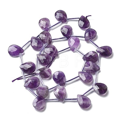 Natural Amethyst Beads Strands G-K382-C03-01-1