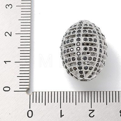 Rack Plating Brass Micro Pave Cubic Zirconia Beads KK-L224-024P-1