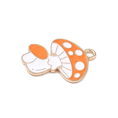 Thanksgiving Day Alloy Enamel Pendants ENAM-I077-01KCG-06-1