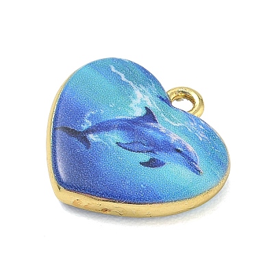 Printed Brass Pendants KK-CBAF4A6-01G-01-1