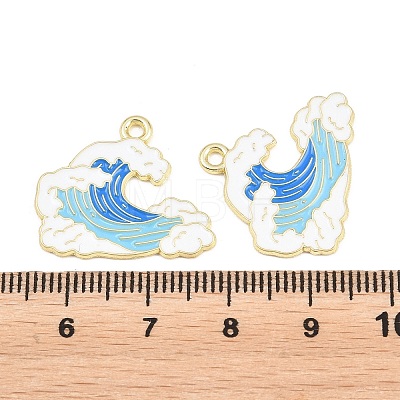 Alloy Enamel Pendants FIND-E057-01F-1