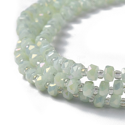 Electroplate Glass Beads Strands EGLA-J147-A-FR03-1