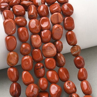 Natural Red Jasper Beads Strands G-C286-A17-1