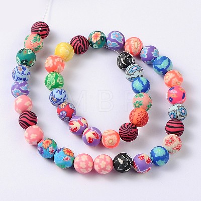 Handmade Polymer Clay Beads FIMO-10D-3-1