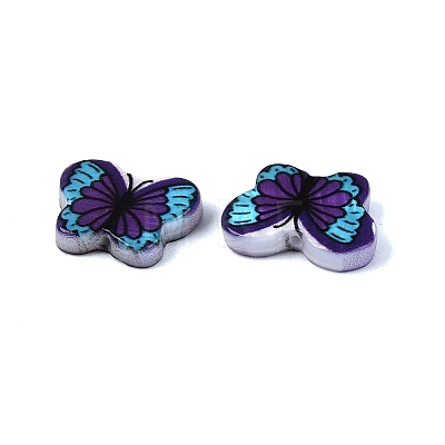 Printed Natural Freshwater Shell Beads SHEL-Q029-11D-1
