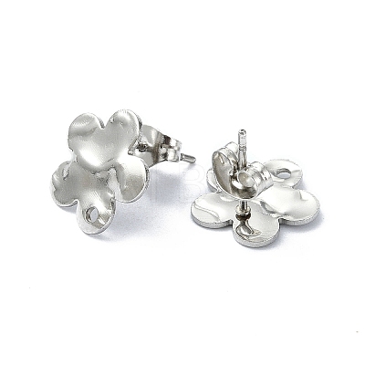 304 Stainless Steel Stud Earring Findings STAS-L024-003P-03-1