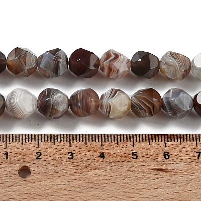 Natural Botswana Agate Beads Strands G-NH0002-C01-03-1